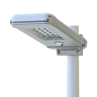 All in one integrated solar panel led street light